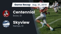 Recap: Centennial  vs. Skyview  2018