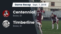 Recap: Centennial  vs. Timberline  2018