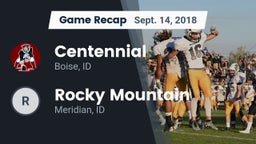 Recap: Centennial  vs. Rocky Mountain  2018