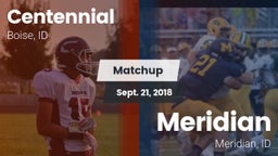 Matchup: Centennial High vs. Meridian  2018