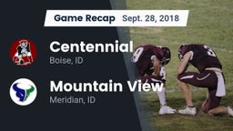 Recap: Centennial  vs. Mountain View  2018