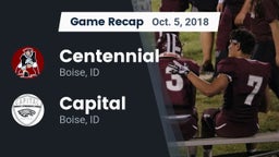 Recap: Centennial  vs. Capital  2018