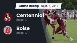 Recap: Centennial  vs. Boise  2019