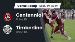Recap: Centennial  vs. Timberline  2019