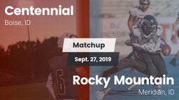 Matchup: Centennial High vs. Rocky Mountain  2019