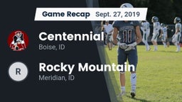 Recap: Centennial  vs. Rocky Mountain  2019