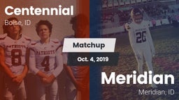 Matchup: Centennial High vs. Meridian  2019