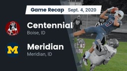 Recap: Centennial  vs. Meridian  2020