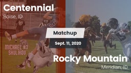 Matchup: Centennial High vs. Rocky Mountain  2020