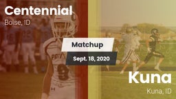 Matchup: Centennial High vs. Kuna  2020