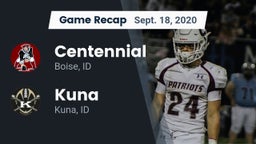 Recap: Centennial  vs. Kuna  2020