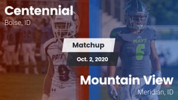 Matchup: Centennial High vs. Mountain View  2020