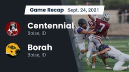 Recap: Centennial  vs. Borah  2021