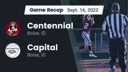 Recap: Centennial  vs. Capital  2022
