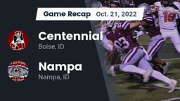 Recap: Centennial  vs. Nampa  2022