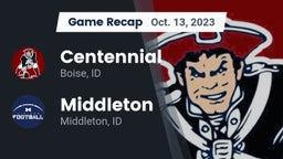 Recap: Centennial  vs. Middleton  2023