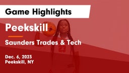 Peekskill  vs Saunders Trades & Tech  Game Highlights - Dec. 6, 2023