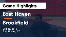 East Haven  vs Brookfield  Game Highlights - Dec 20, 2016