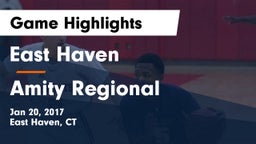 East Haven  vs Amity Regional  Game Highlights - Jan 20, 2017