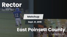 Matchup: Rector  vs. East Poinsett County  2018
