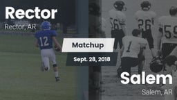 Matchup: Rector  vs. Salem  2018