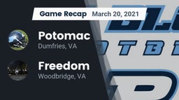 Recap: Potomac  vs. Freedom  2021