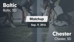 Matchup: Baltic  vs. Chester  2016