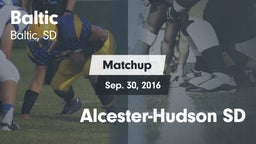 Matchup: Baltic  vs. Alcester-Hudson SD 2016