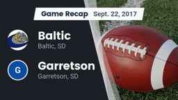 Recap: Baltic  vs. Garretson  2017