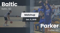 Matchup: Baltic  vs. Parker  2018