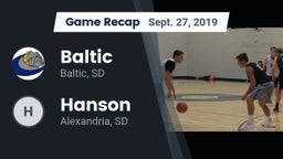 Recap: Baltic  vs. Hanson  2019