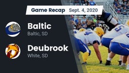Recap: Baltic  vs. Deubrook  2020