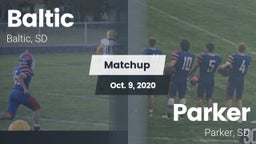 Matchup: Baltic  vs. Parker  2020