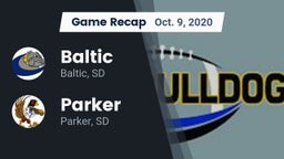 Recap: Baltic  vs. Parker  2020