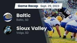 Recap: Baltic  vs. Sioux Valley  2023