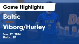 Baltic  vs Viborg/Hurley  Game Highlights - Jan. 22, 2024