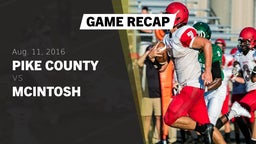 Recap: Pike County  vs. McIntosh  2016