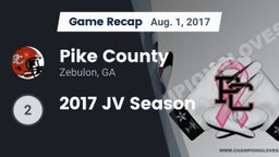 Recap: Pike County  vs. 2017 JV Season 2017