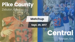 Matchup: Pike County High GA vs. Central  2017
