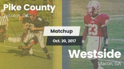 Matchup: Pike County High GA vs. Westside  2017
