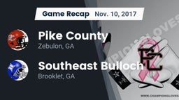 Recap: Pike County  vs. Southeast Bulloch  2017