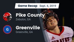 Recap: Pike County  vs. Greenville  2019