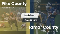 Matchup: Pike County High GA vs. Lamar County  2019