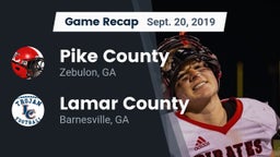 Recap: Pike County  vs. Lamar County  2019