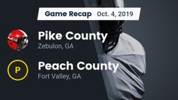 Recap: Pike County  vs. Peach County  2019