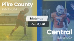 Matchup: Pike County High GA vs. Central  2019
