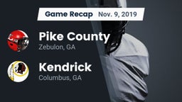 Recap: Pike County  vs. Kendrick  2019