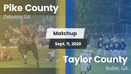 Matchup: Pike County High GA vs. Taylor County  2020