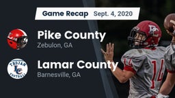 Recap: Pike County  vs. Lamar County  2020