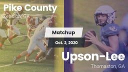 Matchup: Pike County High GA vs. Upson-Lee  2020